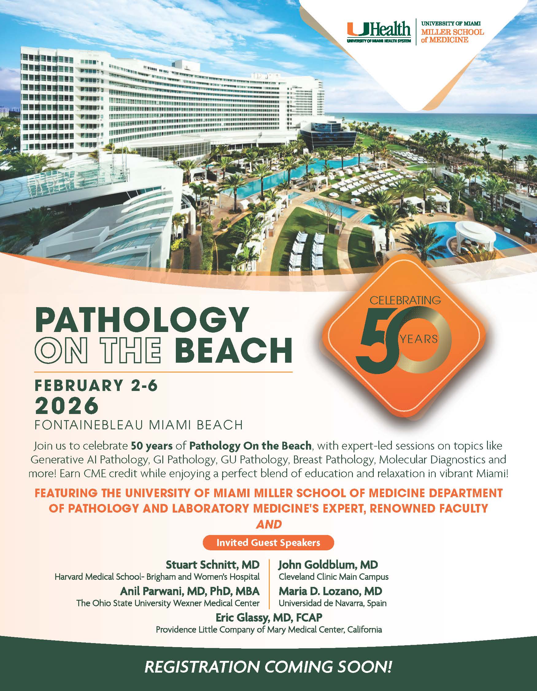 Pathology On The Beach 2026 Banner